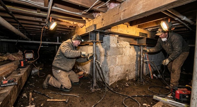 Basement Foundation Repair in Pleasant Hill, CA