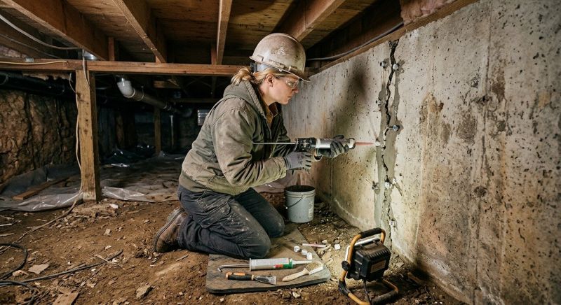 Basement Foundation Repair in Travis Afb, CA