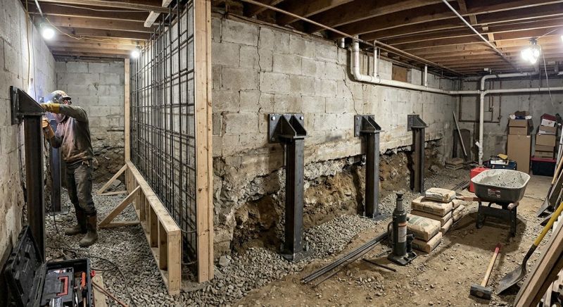Basement Stabilization in Antioch, CA