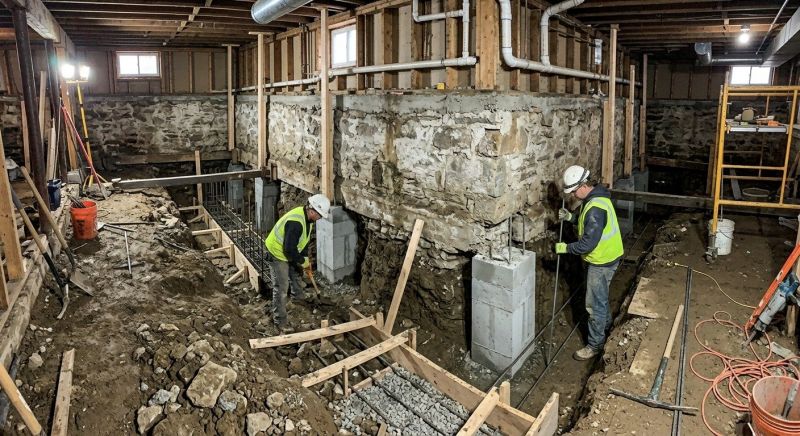 Basement Underpinning in Antioch, CA