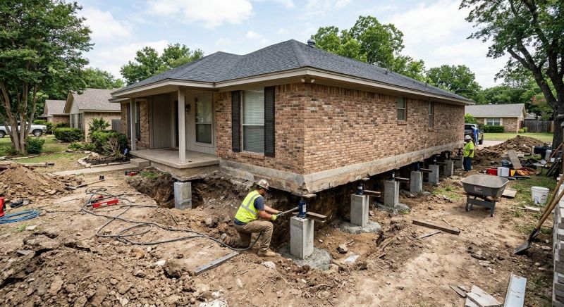 Concrete Foundation Leveling in Brentwood, CA