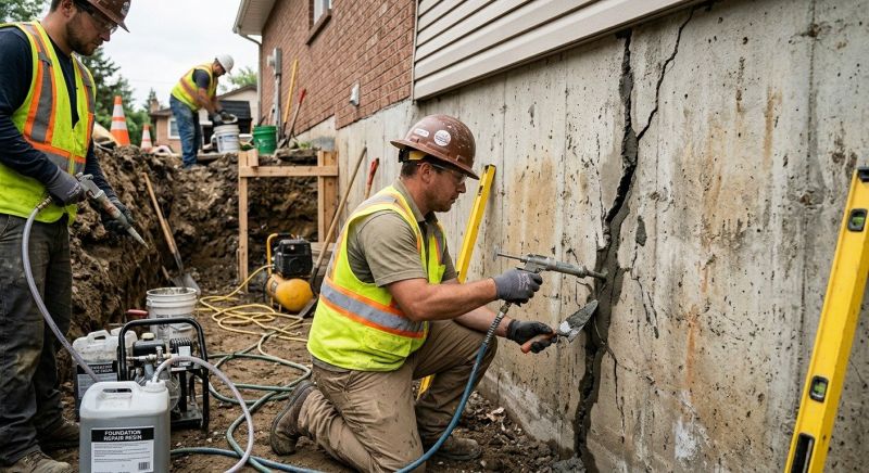 Cracked Foundation Repair in Livermore, CA