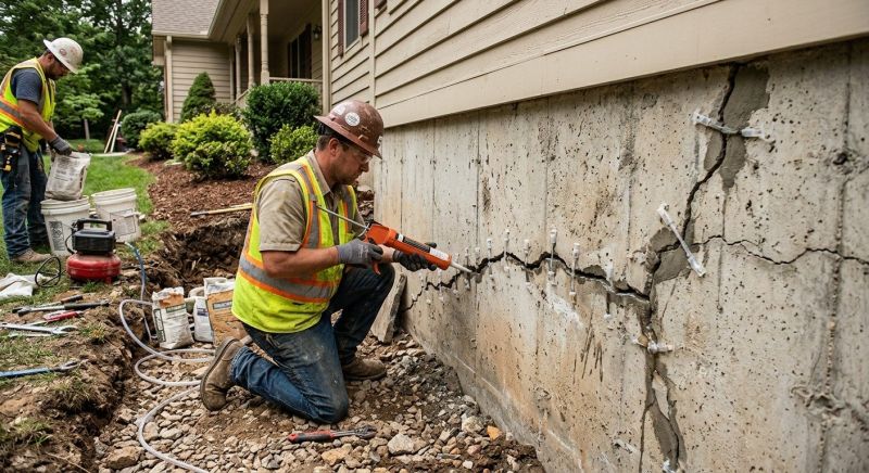 Cracked Foundation Repair in Oakley, CA