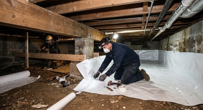 Crawl Space Leveling in Antioch, CA
