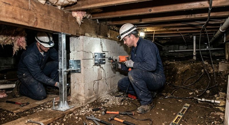 Crawlspace Foundation Repair in Pleasanton, CA