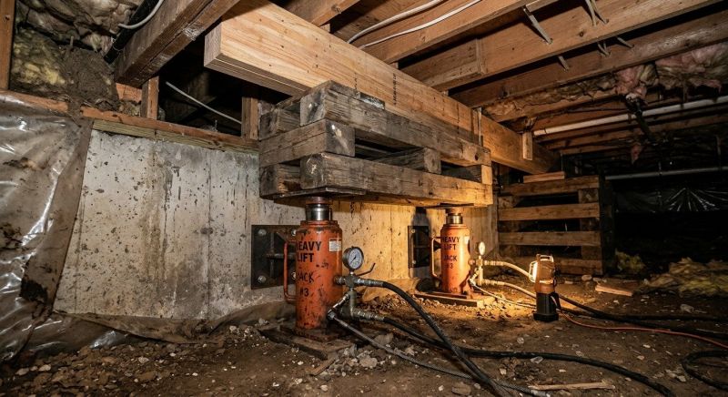 Foundation Jacking in Concord, CA