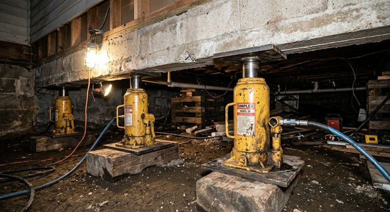 Foundation Jacking in Lafayette, CA