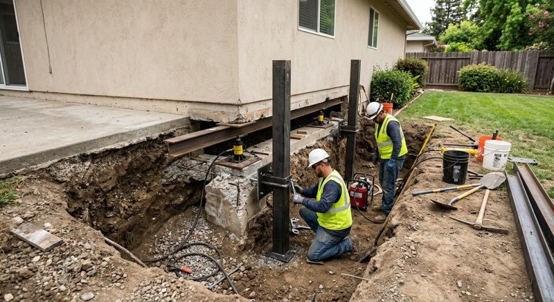 Foundation Pier Repair in Antioch, CA