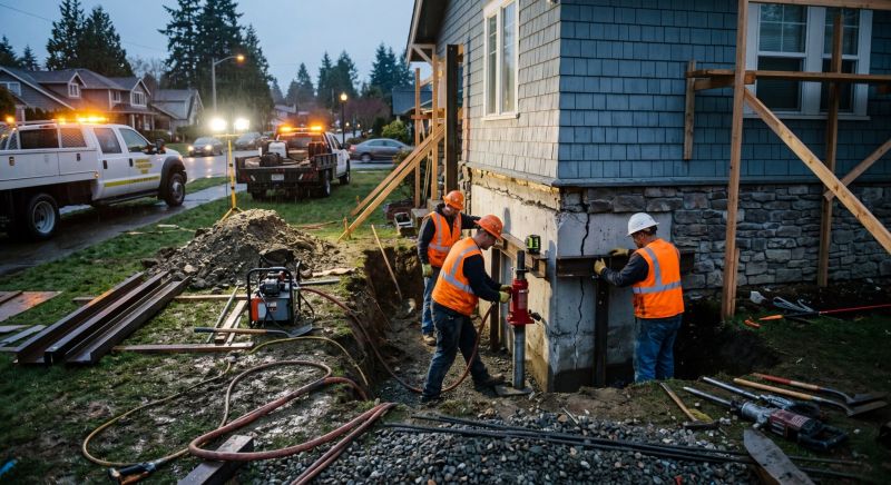 Foundation Stabilizing in Livermore, CA