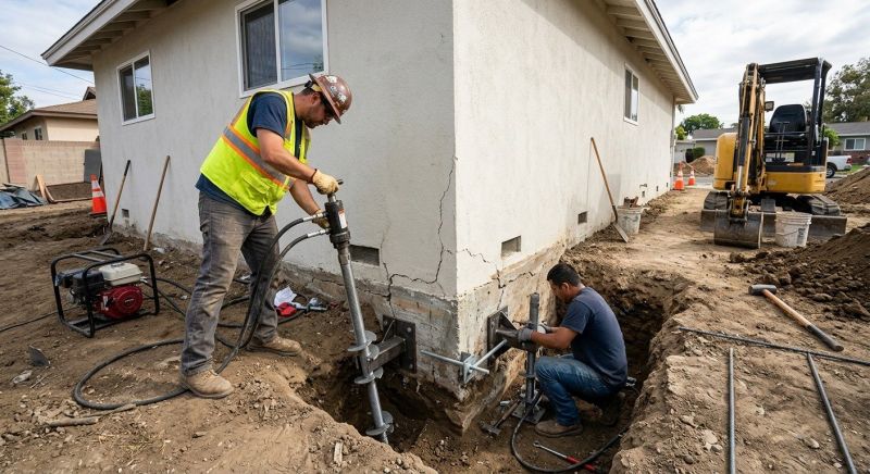 Foundation Stabilizing in Walnut Creek, CA