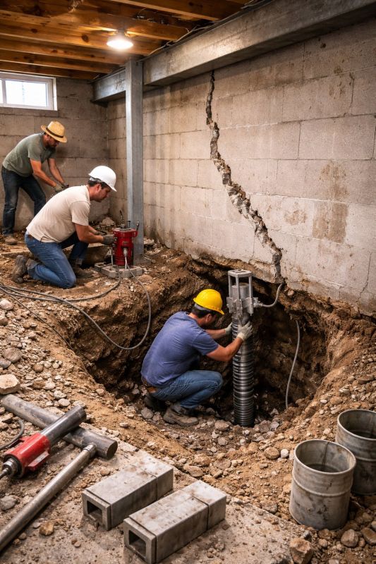 Foundation Structural Repair in Concord, CA