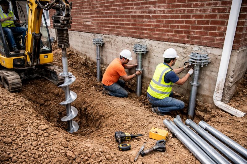 Helical Piers Installation in Antioch, CA