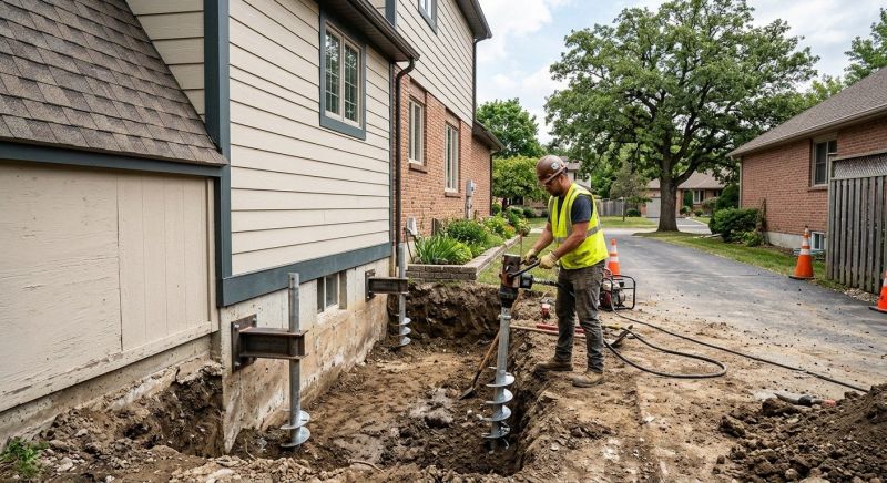 Helical Piers Installation in Antioch, CA