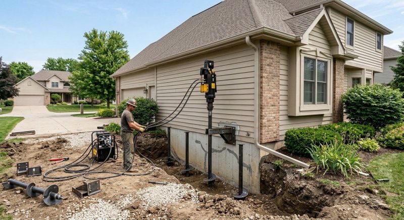 Helical Piers Installation in Antioch, CA