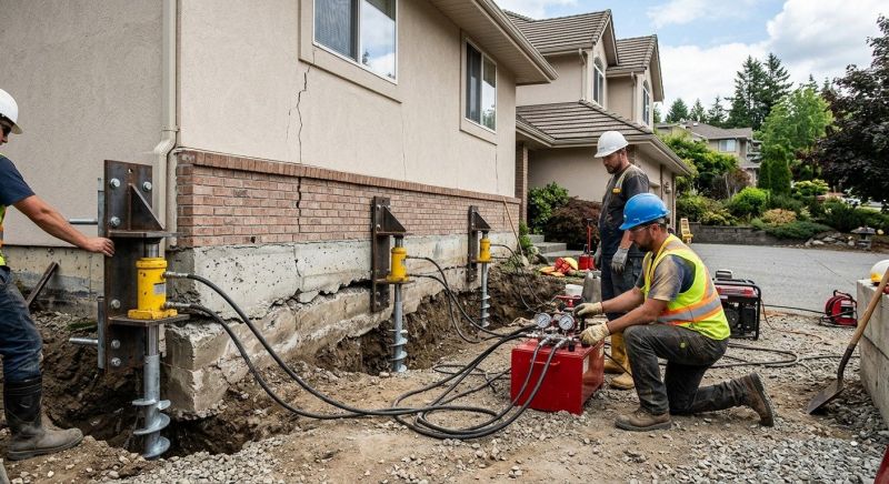 Sinking Foundation Lifting in Antioch, CA