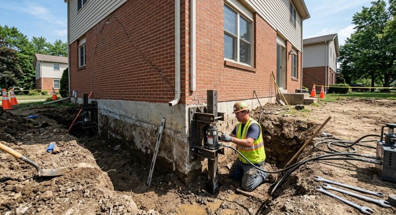 Sinking Foundation Repair in Danville, CA