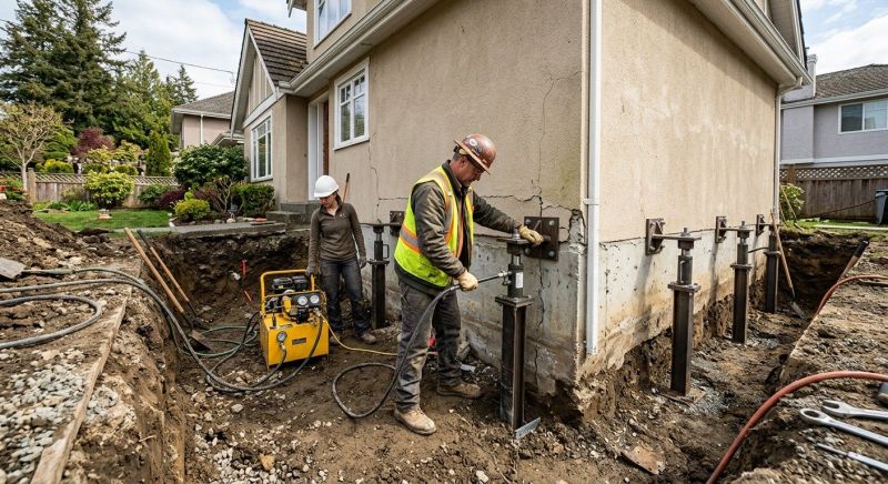Sinking Foundation Repair in Dublin, CA