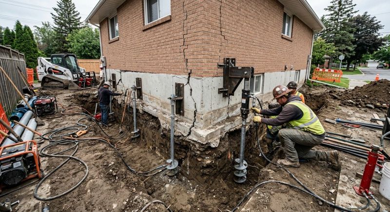 Sinking Foundation Repair in Lafayette, CA