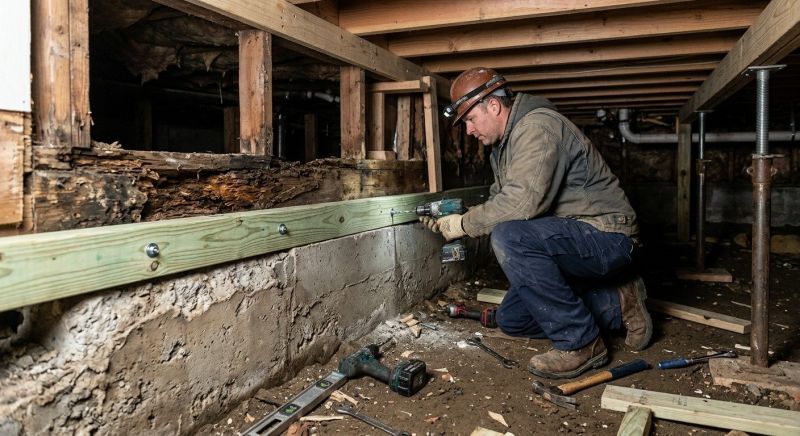 Sinking Foundation Repair in Oakley, CA