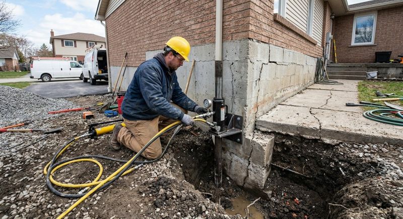 Sinking Foundation Repair in Walnut Creek, CA